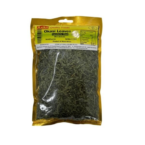 Dried Okasi Leaves – 25g