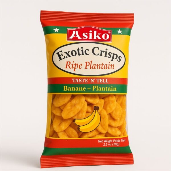 Asiko Plantain Chips Mild Chilli – 75g x 24