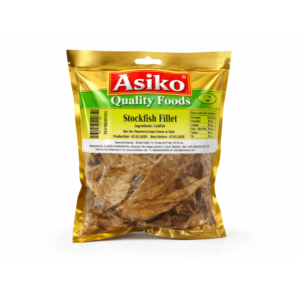 Dried Stockfish Fillet